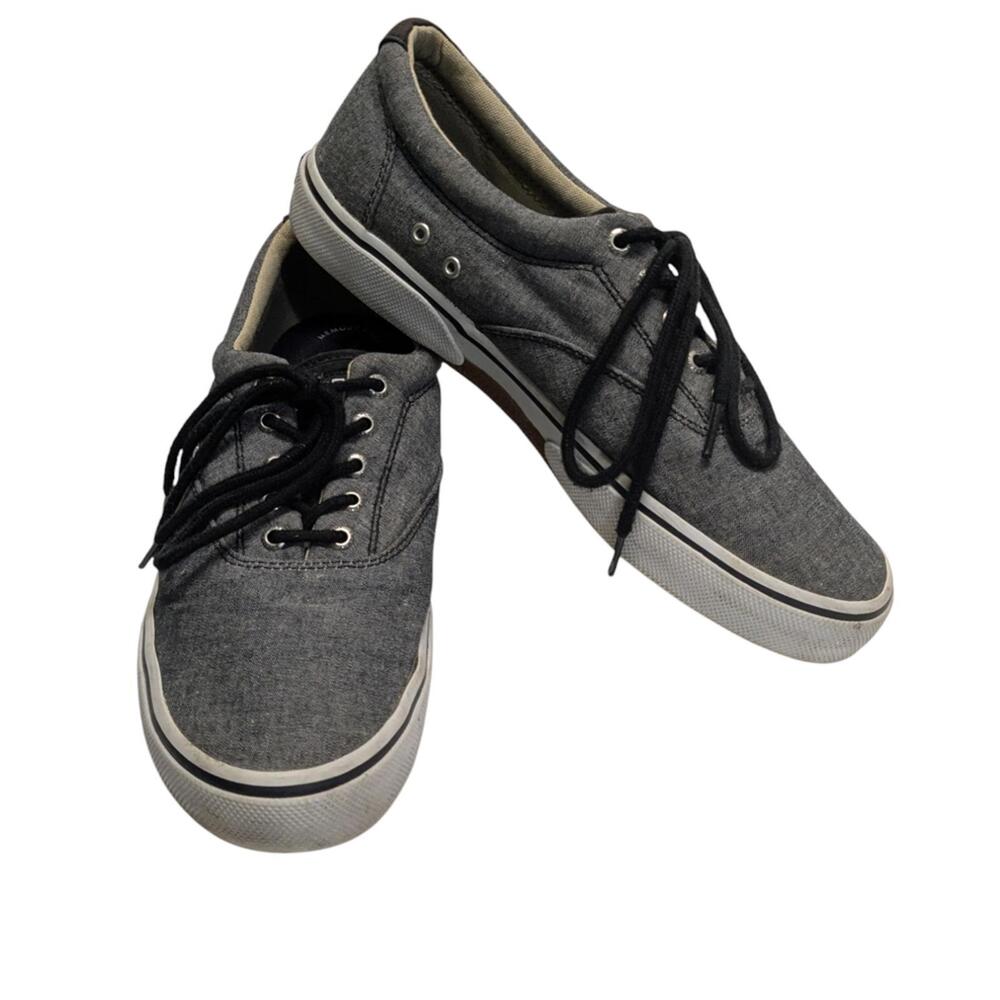 Sperry Gray Canvas Halyard‎ CVO Shoes